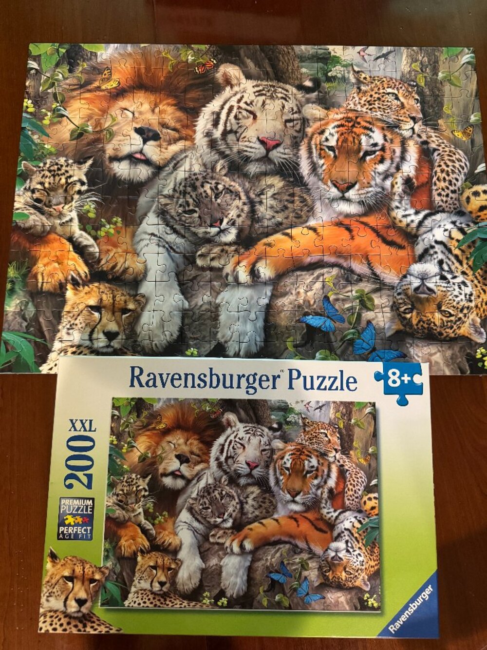 Ravensburger - Big Cat Nap - 200 Piece Jigsaw Puzzle - 19" X 14"